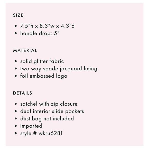 Kate Spade Joeley Small Satchel Crossbody - Picture 8 of 8